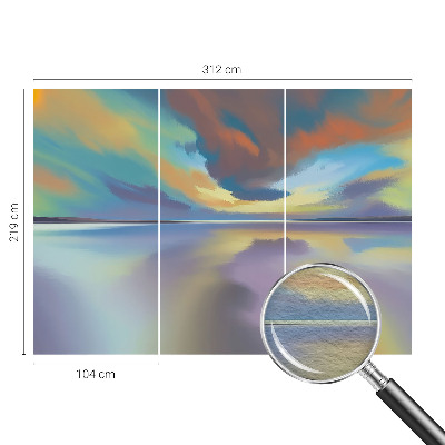 Væg tapet Regnbue solnedgang