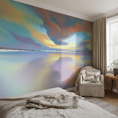 Væg tapet Regnbue solnedgang