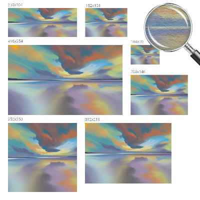 Væg tapet Regnbue solnedgang
