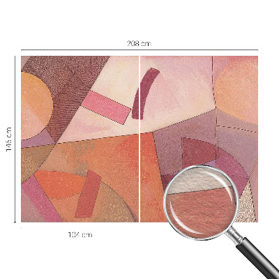 Fototapet efter mål Farverige former