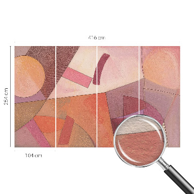 Fototapet efter mål Farverige former