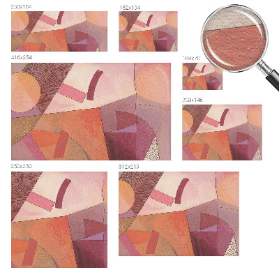 Fototapet efter mål Farverige former