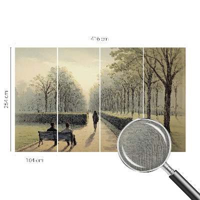 Vlies fototapet Parkfred