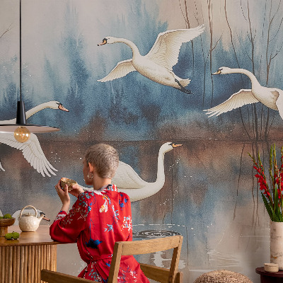 Fotovæg Fugle i flugt