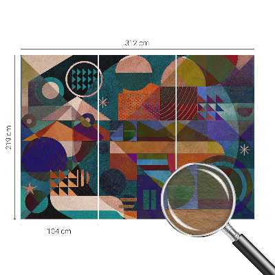 Væg tapet Geometrisk kunst