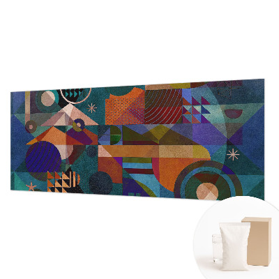 Væg tapet med geometrisk kunst