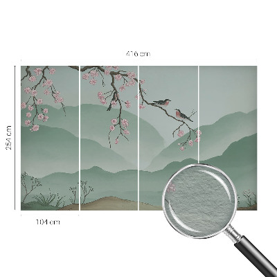 Fototapet stue Japansk serenade