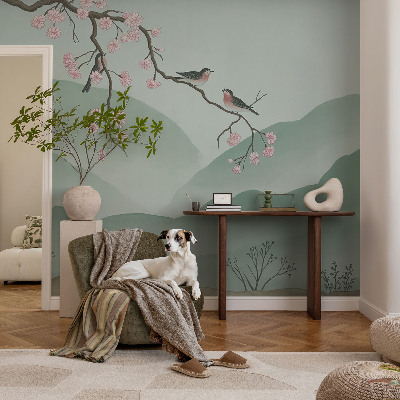 Fototapet stue Japansk serenade