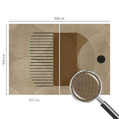 Fototapet til børn med motiv af harmonisk geometri