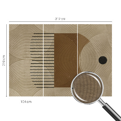 Fototapet til børn med motiv af harmonisk geometri