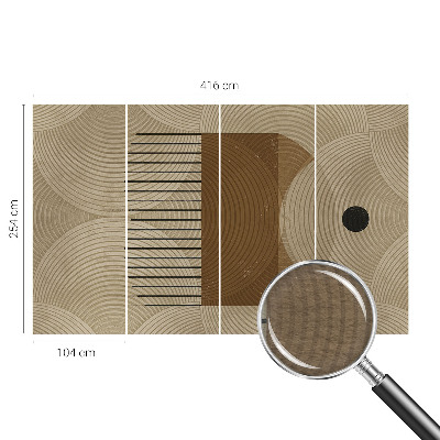 Fototapet til børn med motiv af harmonisk geometri