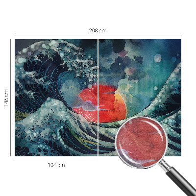 Fotovæg soveværelse Oceanisk Øst