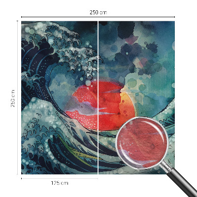 Fotovæg soveværelse Oceanisk Øst