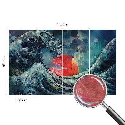 Fotovæg soveværelse Oceanisk Øst