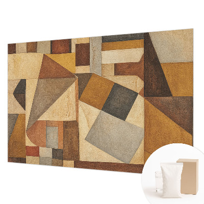 Fototapet på mål med geometrisk abstraktion