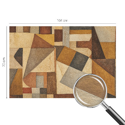 Fototapet på mål med geometrisk abstraktion