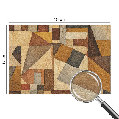 Fototapet på mål med geometrisk abstraktion