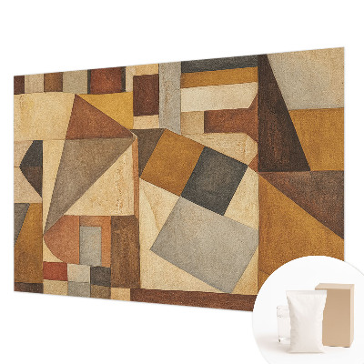 Fototapet på mål med geometrisk abstraktion