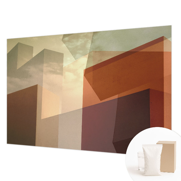 Høj kvalitet fototapet Abstrakte former