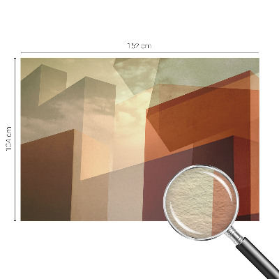 Høj kvalitet fototapet Abstrakte former