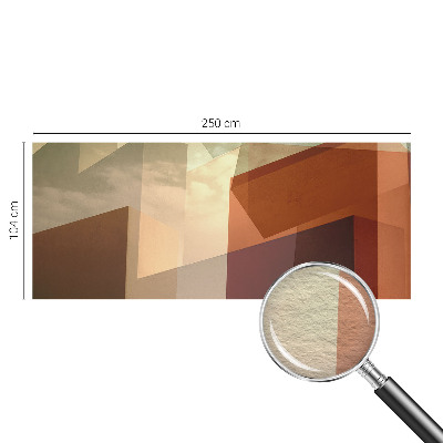 Høj kvalitet fototapet Abstrakte former