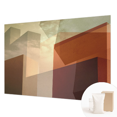 Høj kvalitet fototapet Abstrakte former