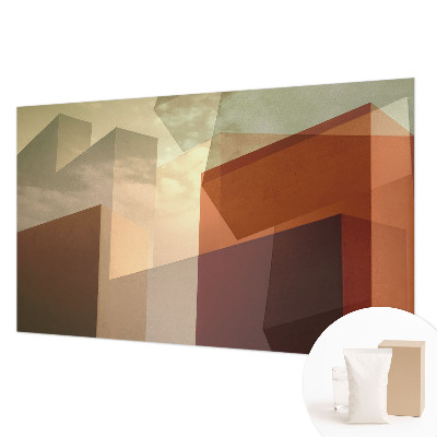 Høj kvalitet fototapet Abstrakte former