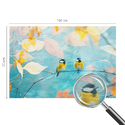 Stor fototapet Forårsfugle