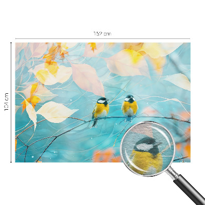 Stor fototapet Forårsfugle