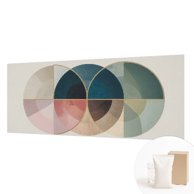 3D fototapet med geometrisk elegance