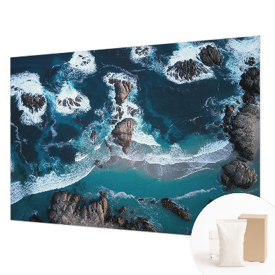 Non-woven fototapet med motiv af havbølger