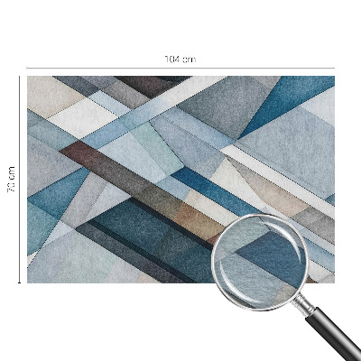 Vlies fototapet med abstrakte geometriske former