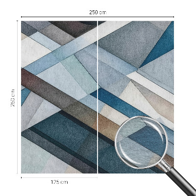 Vlies fototapet med abstrakte geometriske former