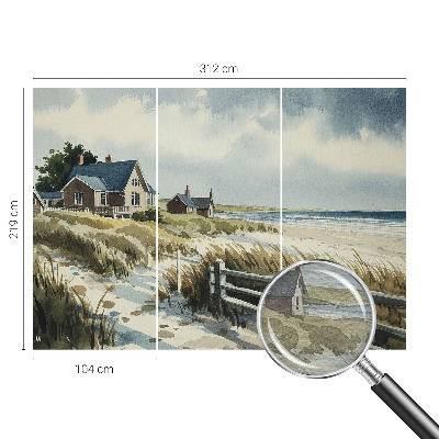 Foto tapet Strandklitter