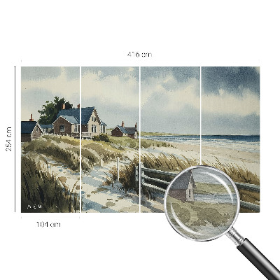 Foto tapet med motiv af strandklitter