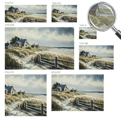 Foto tapet Strandklitter