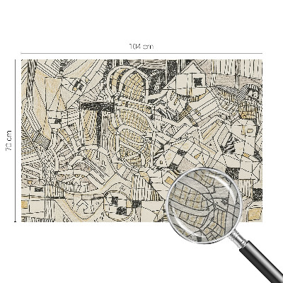 Tapet væg Geometrisk abstraktion