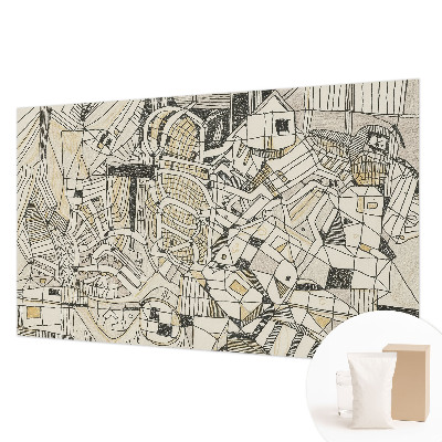 Tapet væg Geometrisk abstraktion