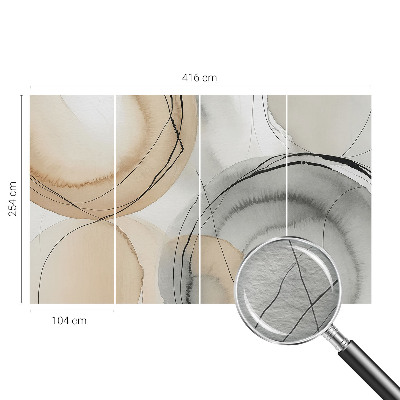 Tapet Geometrisk harmoni