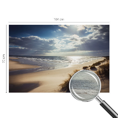 Fotovæg soveværelse Strålende kyst