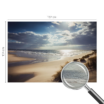 Fotovæg soveværelse Strålende kyst