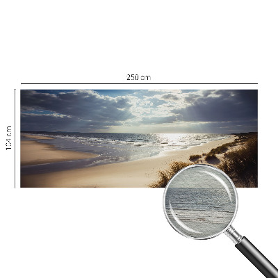 Fotovæg soveværelse Strålende kyst