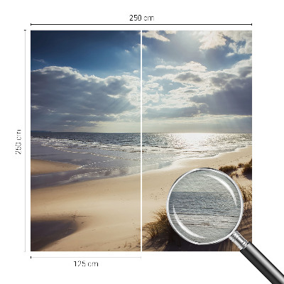 Fotovæg soveværelse Strålende kyst