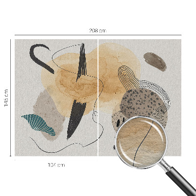 Fototapet efter mål Abstrakt komposition