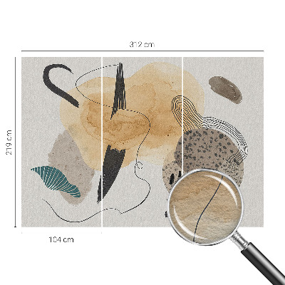 Fototapet efter mål Abstrakt komposition