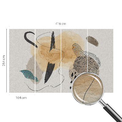 Fototapet efter mål Abstrakt komposition