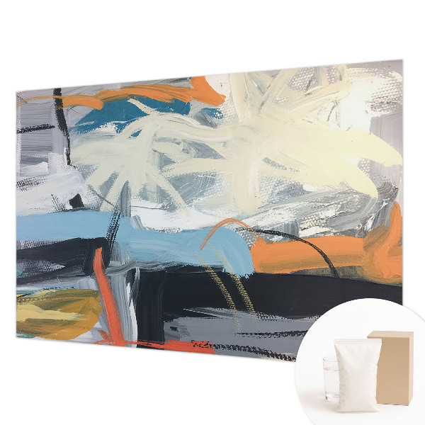 Fototapet på mål med en farverig abstrakt illustration