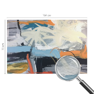 Fototapet på mål med en farverig abstrakt illustration