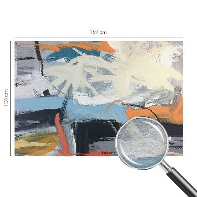 Fototapet på mål med en farverig abstrakt illustration