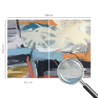 Fototapet på mål Farverig abstraktion